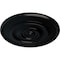 Ekena Millwork Dylar Ceiling Medallion (Fits Canopies up to 6 1/4"), Hand-Painted Jet Black, 30"OD x 2 1/4"P CM30DYBLF - alternate 4